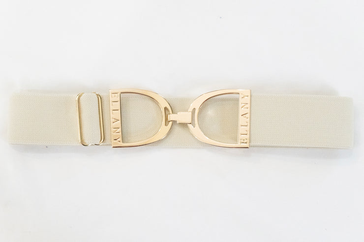 Buttercream - 1.5" Gold Stirrup Elastic Belt