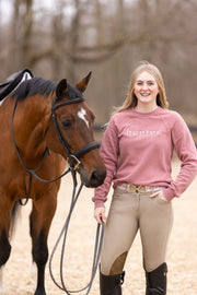 Lightweight Mauve Flower Hunter Sweatshirt