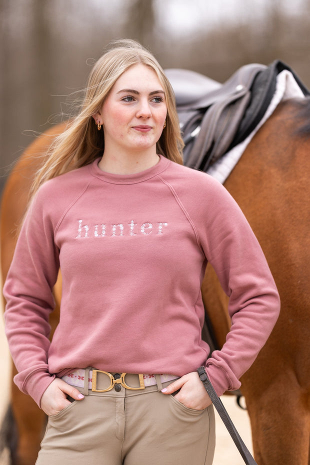 Lightweight Mauve Flower Hunter Sweatshirt