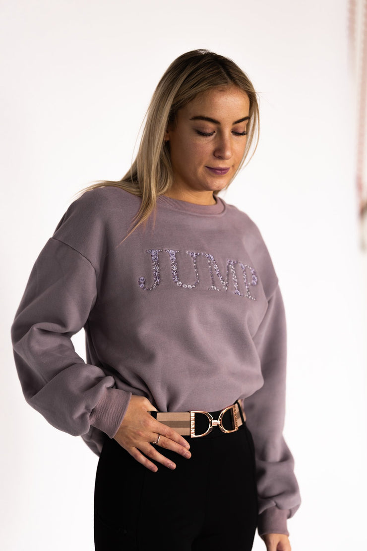 Jump - Lavender Equestrian Sweatshirt