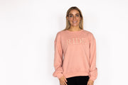 Ride - Peach Equestrian Sweatshirt
